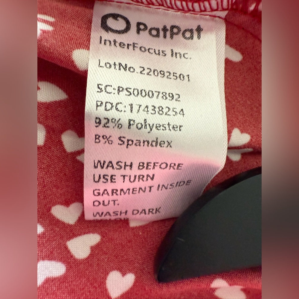 NWT - Pat Pat - Mommy and Me Red Dress with White Hearts - Size Small - Picture 11 of 16